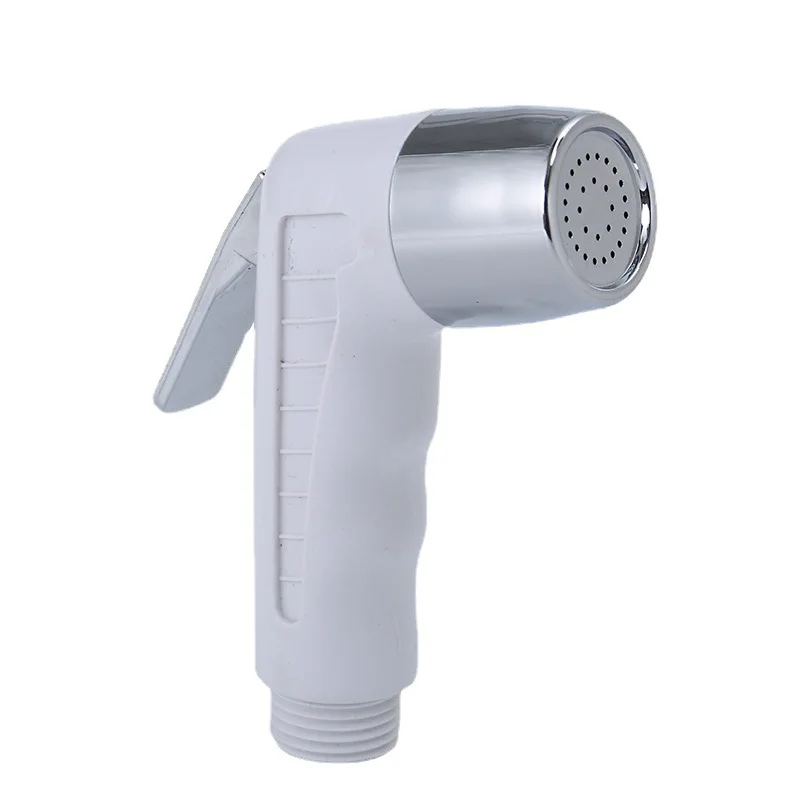 

Ручной распылитель для биде, лейка из АБС-пластика серебристого/белого цветов, насадка для душа, ванны, туалета