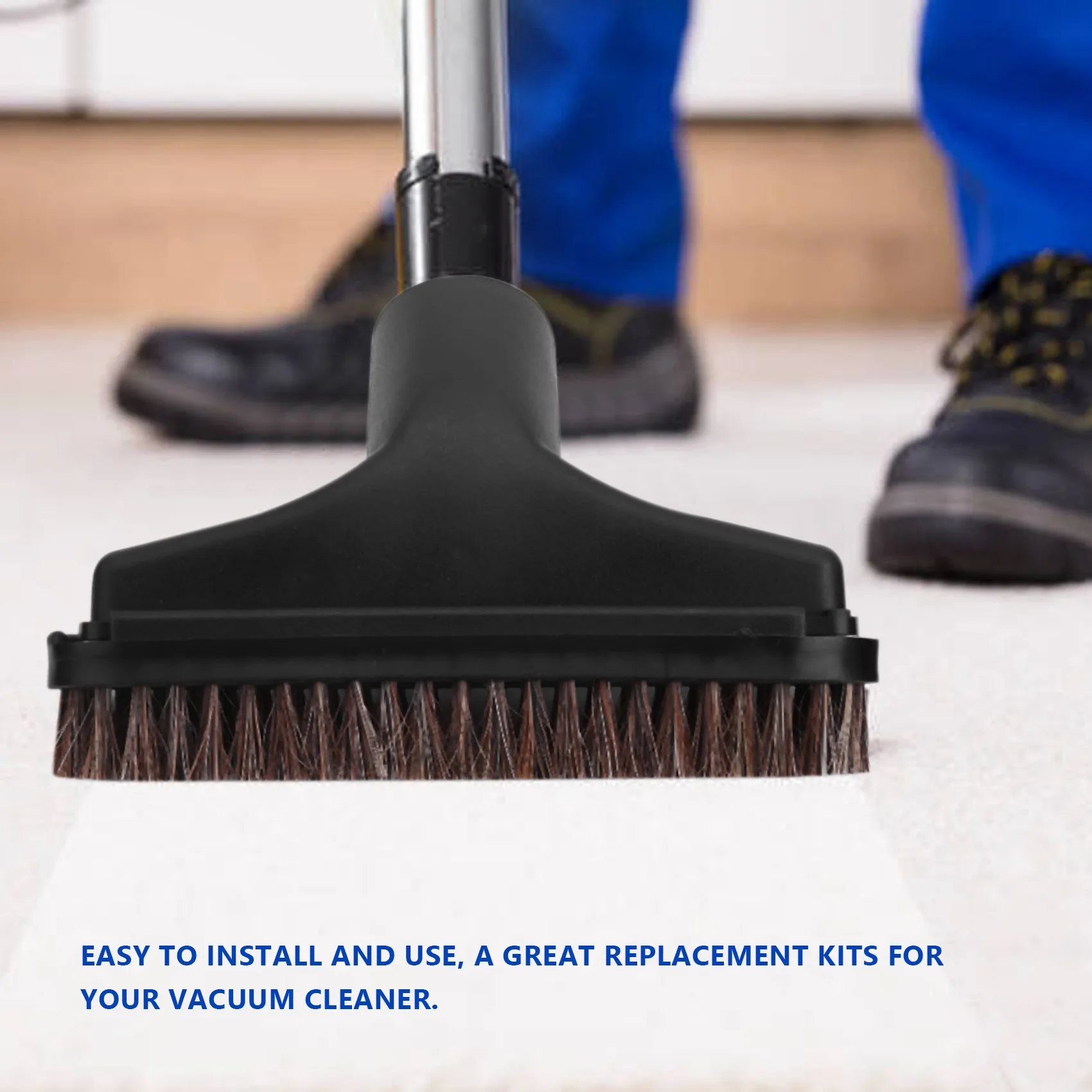 Ассорти запасных частей для щеток пылесоса из конского волоса с адаптером 32/35 мм