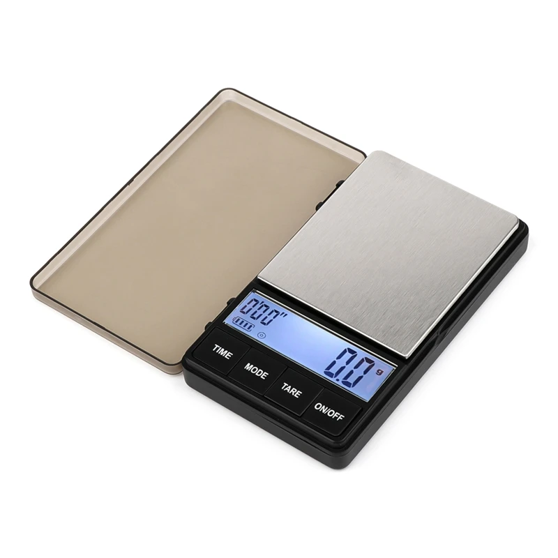 

Espresso Scale with Timer 1000g x 0.1g Small & Handy Barista Scale Brew Drip Tray Coffee Scale with Timer Backlit LCD