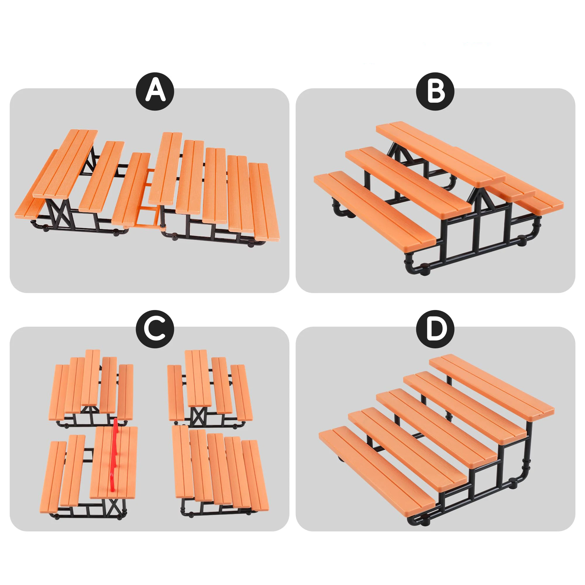 Decktoy Finger Skateboard Park Мини Fingerboard Skatepark с одеждой Тренировочные доски для пальцев