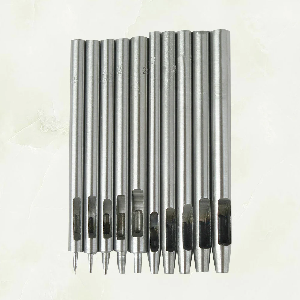 

10pcs Punch Portable Durable Lightweight 0.5-5mm Hole DIY Crafts for Shop