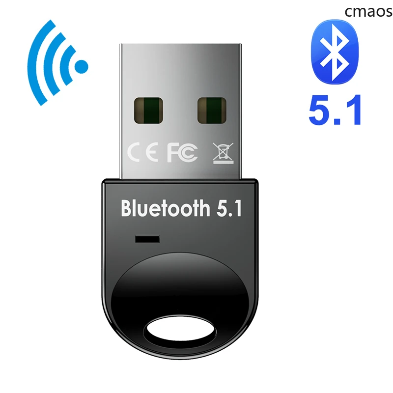 USB Bluetooth адаптер 5 1 приемник 0 ключ BT передатчик aptx мини-адаптер для ПК ноутбука