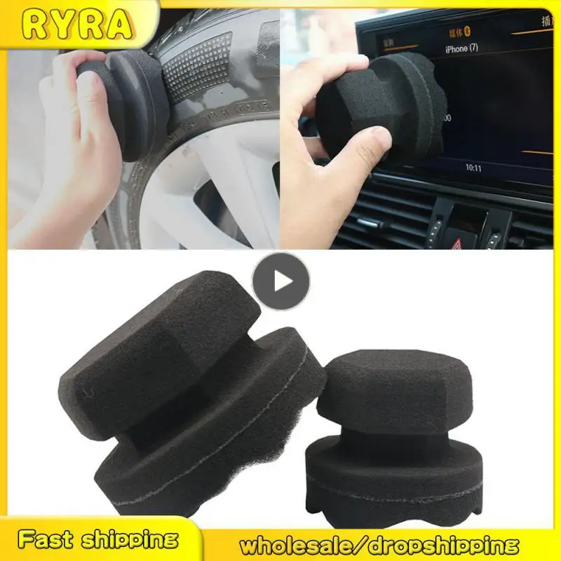 

1~10PCS Car Polishing Waxing Sponge Hexagonal Grip Applicator Car Detailing Hand Tire Wax Sponge High Density Foam Sponge For