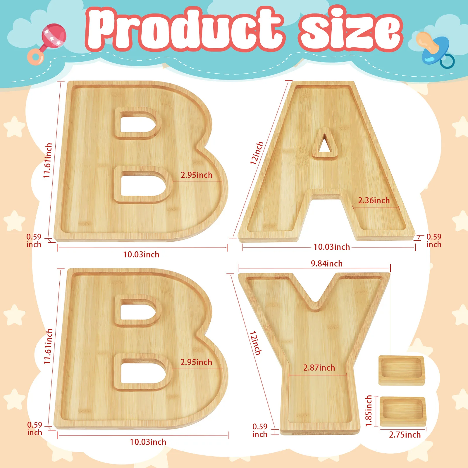 Деревянные Доски С Алфавитом Заполняемый Поднос Для Еды Доска Сыра Детское