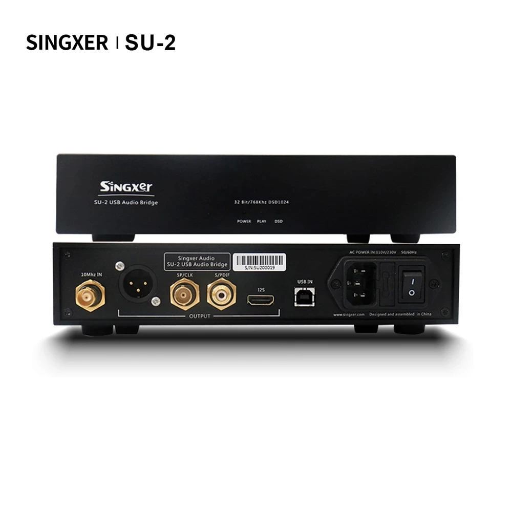 

Singxer SU-2 FPGA USB Digital Interface with XMOS XU208 CPLD PCM768K IIS I2S DSD1024 DOP Full Isolation Femtosecond Clock