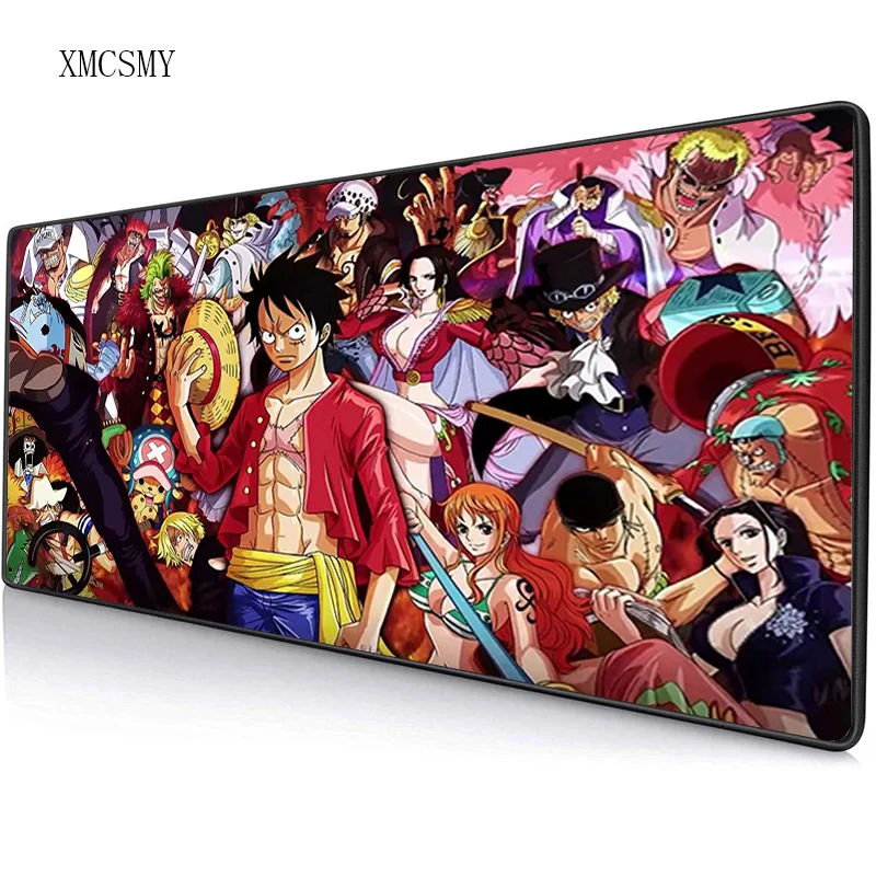 

One Piece Large Mouse Pad Cheap Gaming Accessories Kawaii Mousepad Xxl Pc Gamer Desk Mat Anime Cute Extended Keyboard Mouse Mats