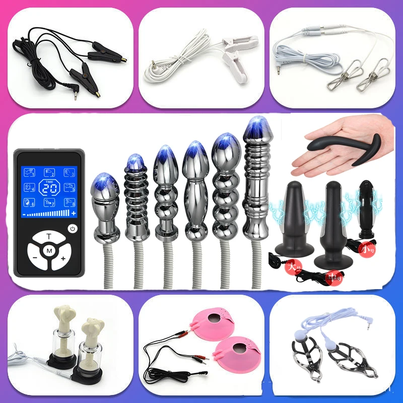 Электрический эректор анальная Анальная пробка Анальный расширитель вибратор