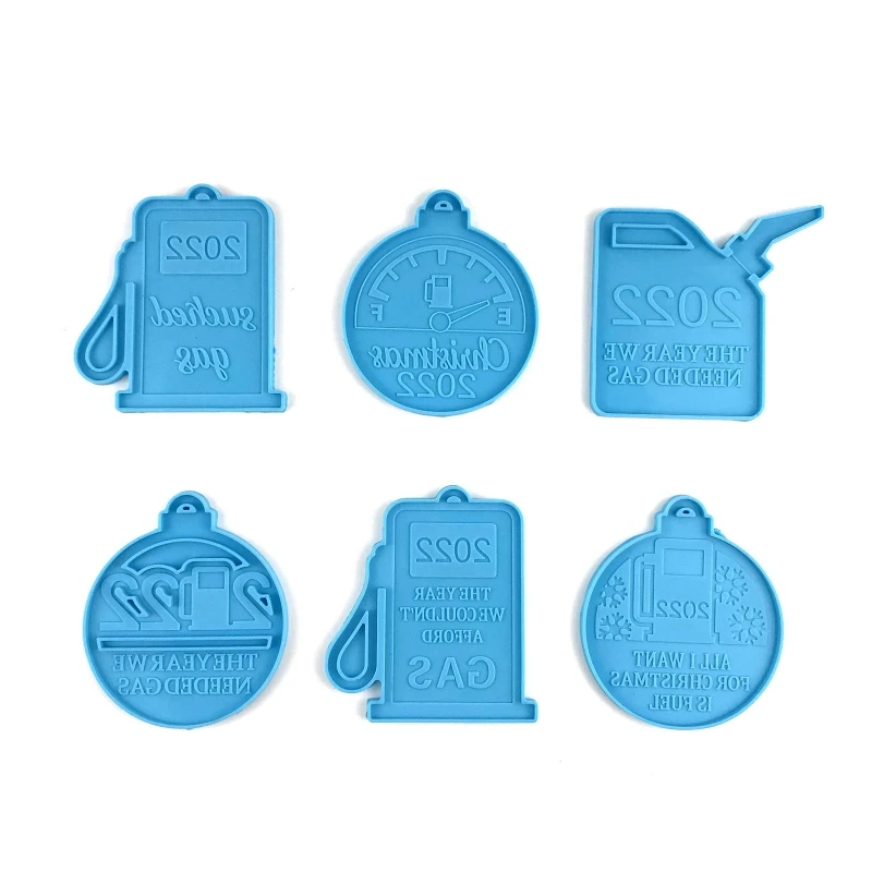 

D0LC блестящие глянцевые силиконовые смолы формы АЗС брелок форма DIY кулон украшения ювелирные изделия эпоксидная смола формы для изготовлен...