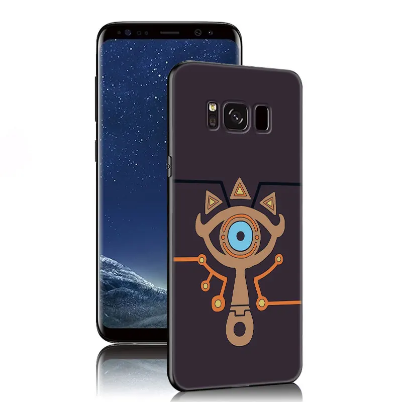 Черный силиконовый чехол Z-Zeldas для Samsung Galaxy S20 S23 FE S21 S22 S24 Ultra S10 Lite S8 S9 Plus S7 Edge