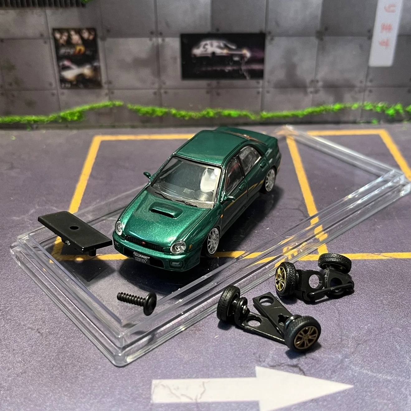 

Модель автомобиля под давлением BM 1/64 Subaru 2001 Impreza WRX
