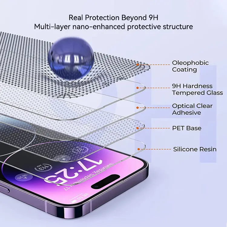 Закаленное стекло 9D с полным покрытием для iphone 14 13 12 11 Pro Max защита экрана