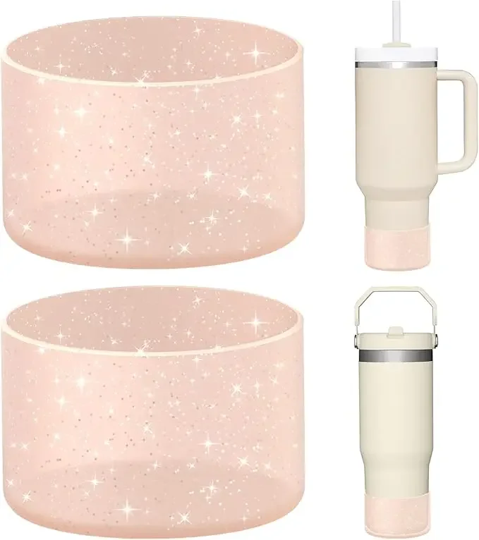 Силиконовая нижняя рукава для бутылки аксессуары чашек противоскользящая