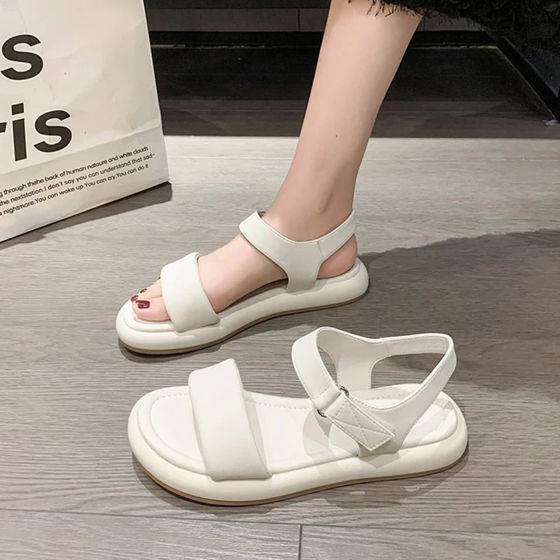 Summer Women's Casual Versatile Anti Slip Soft Sole Beach Sandals