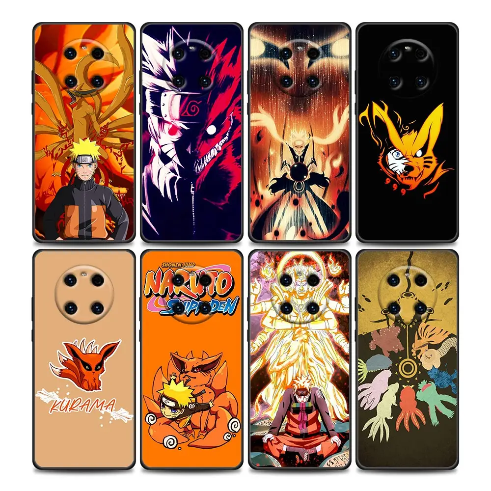 

Naruto Kurama Uzumaki Naruto Phone Case for Huawei Y6 Y7 Y9 2019 Y5p Y6p Y8s Y8p Y9a Y7a Mate 10 20 40 Pro RS Soft Silicone