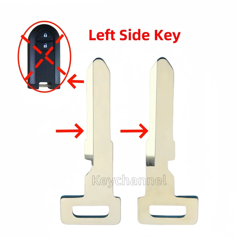 

Keychannel 10 шт., пустой автомобильный смарт-ключ, дистанционное лезвие без ключа, автомобильный дверной ключ, запасной аварийный ключ для Toyota Rush Daihatsu