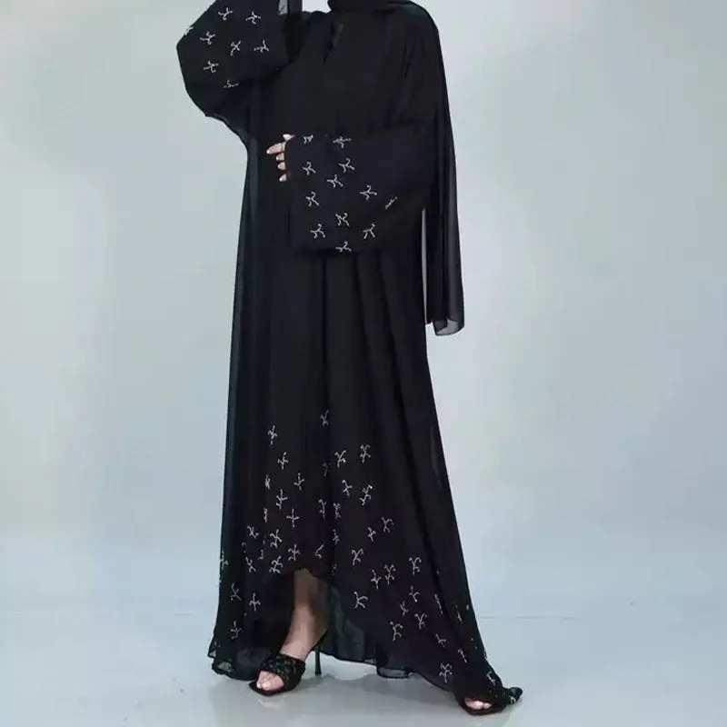 

Abaya For Muslim Women Dress Kaftan Robe Trench Coats Femme Musulman Ensembles Abayas Hijab Caftan Dubai Turkey Islamic