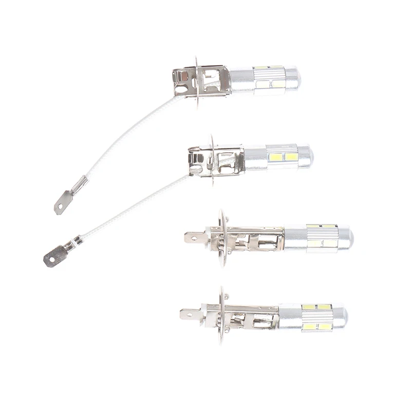 

2 шт., автомобильные лампы H1 H3 12 В 5630 6000K