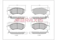 

For AA0381 front brake pad SUBARU LEGACY
