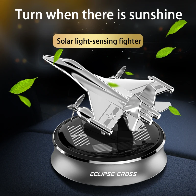 

For Mitsubishi ECLIPSE CROSS OUTLANDER Car air freshener solar airplane model center console decoration car interior accessories