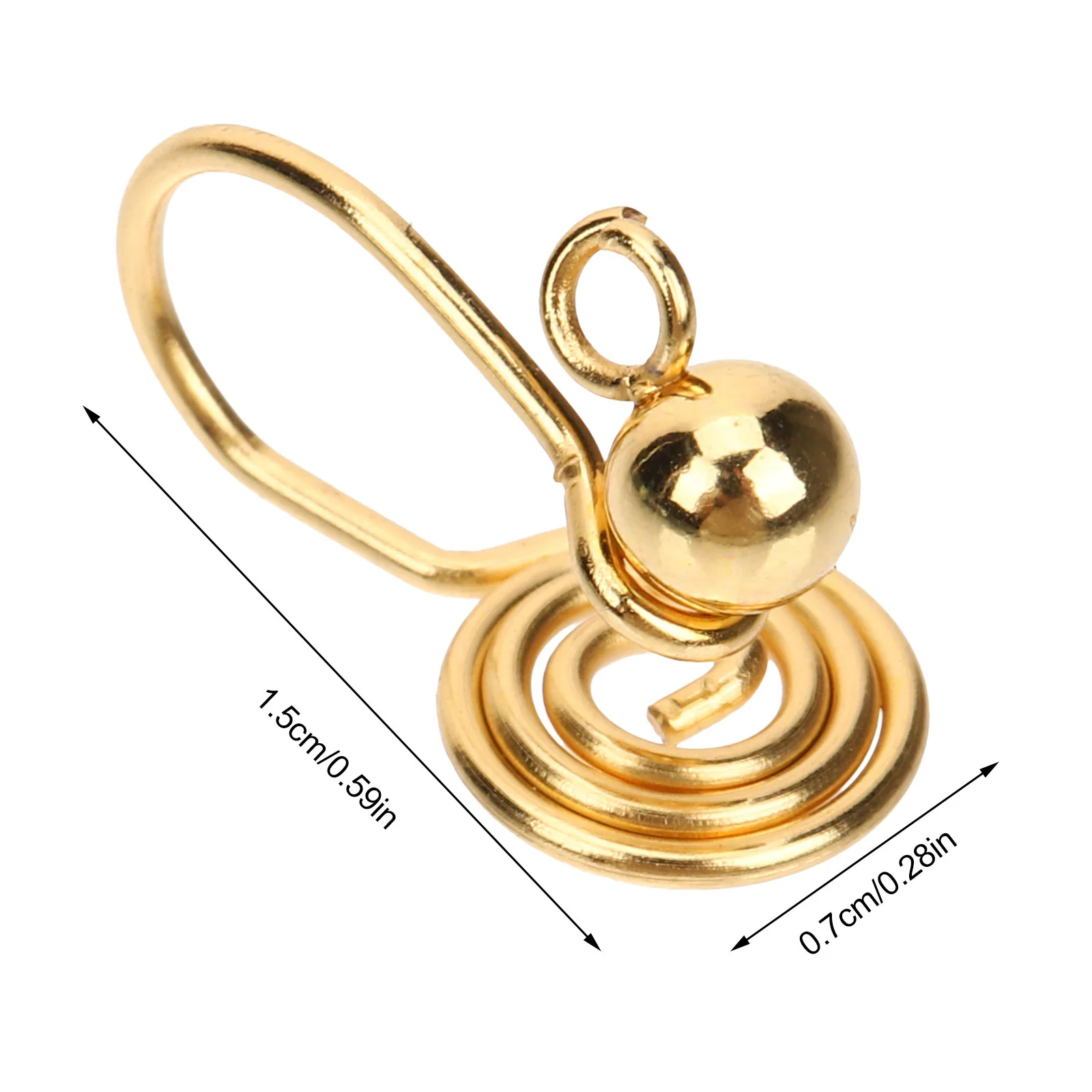 6 шт. серьги Keloid повседневная одежда регулируемые манжеты из нержавеющей стали