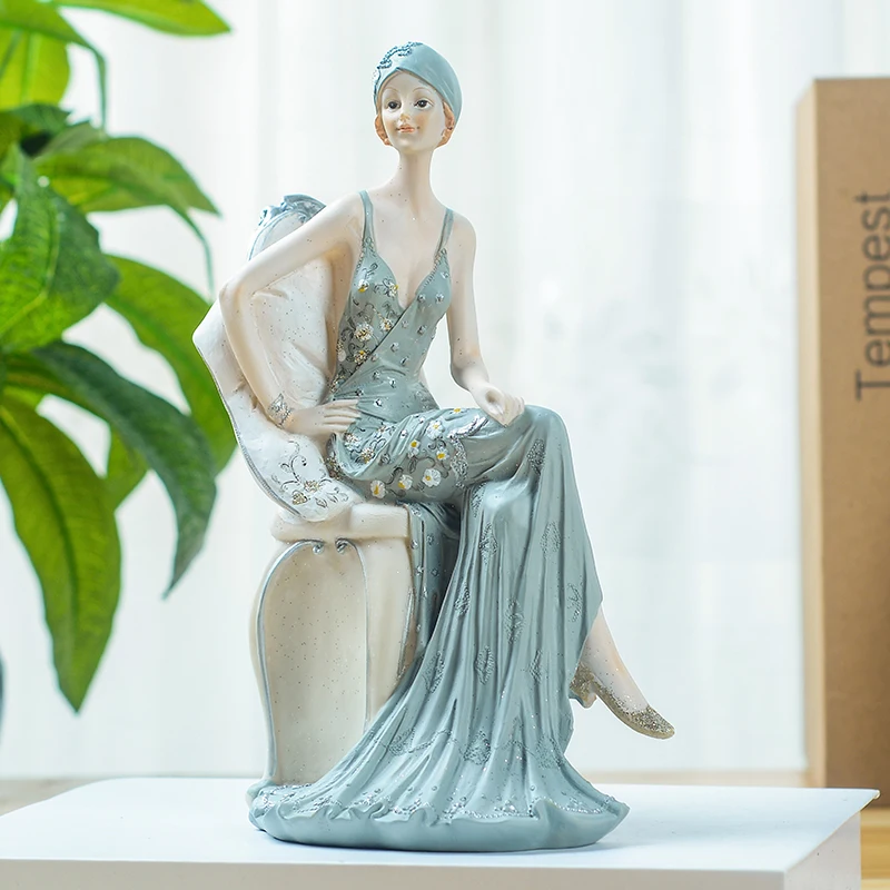 Скандинавский Ретро Ангел Балетная Девушка Украшение из Смолы Подарки На День