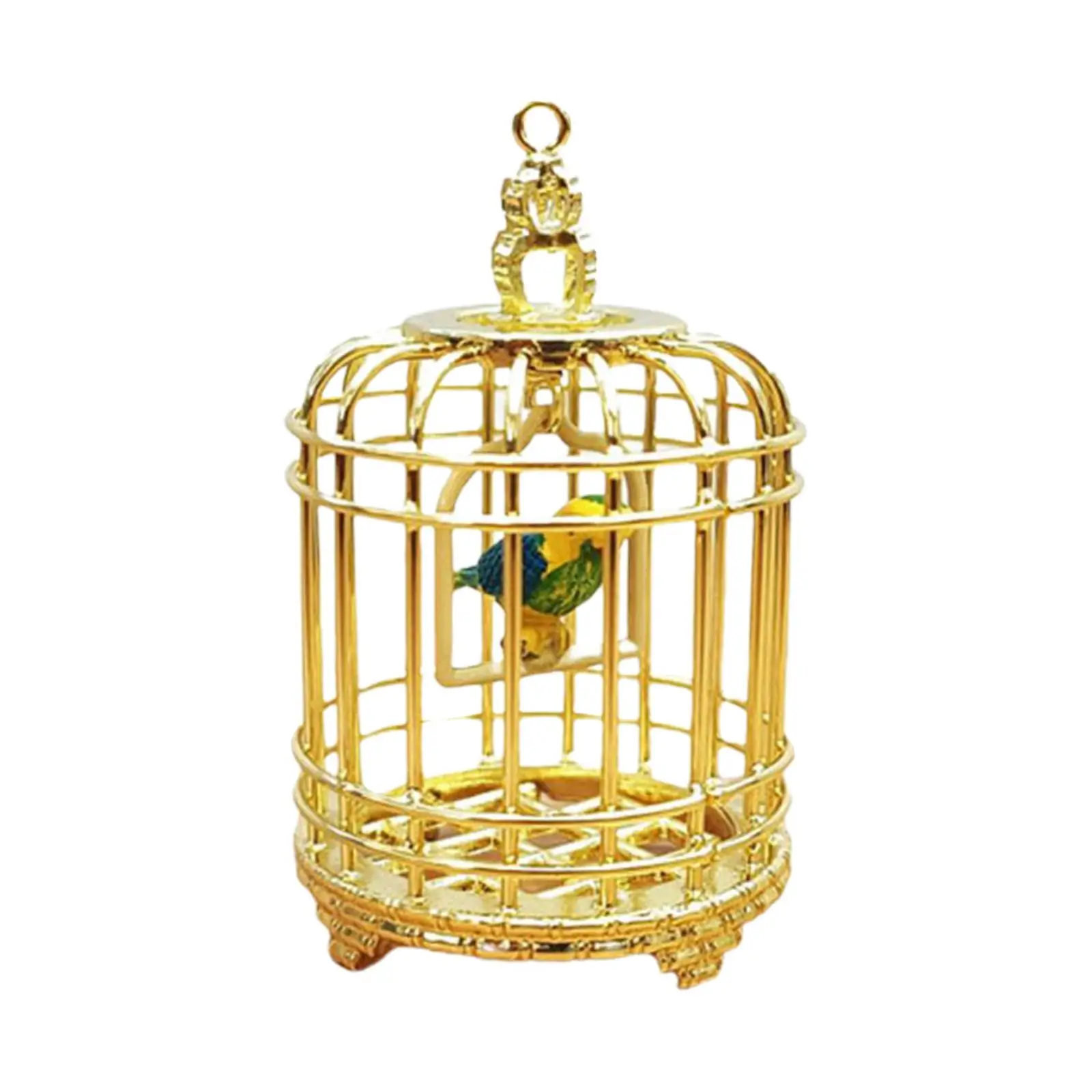 

Mini Alloy Bird Cage Life Scene Furniture Bedroom 1/12 Oranments
