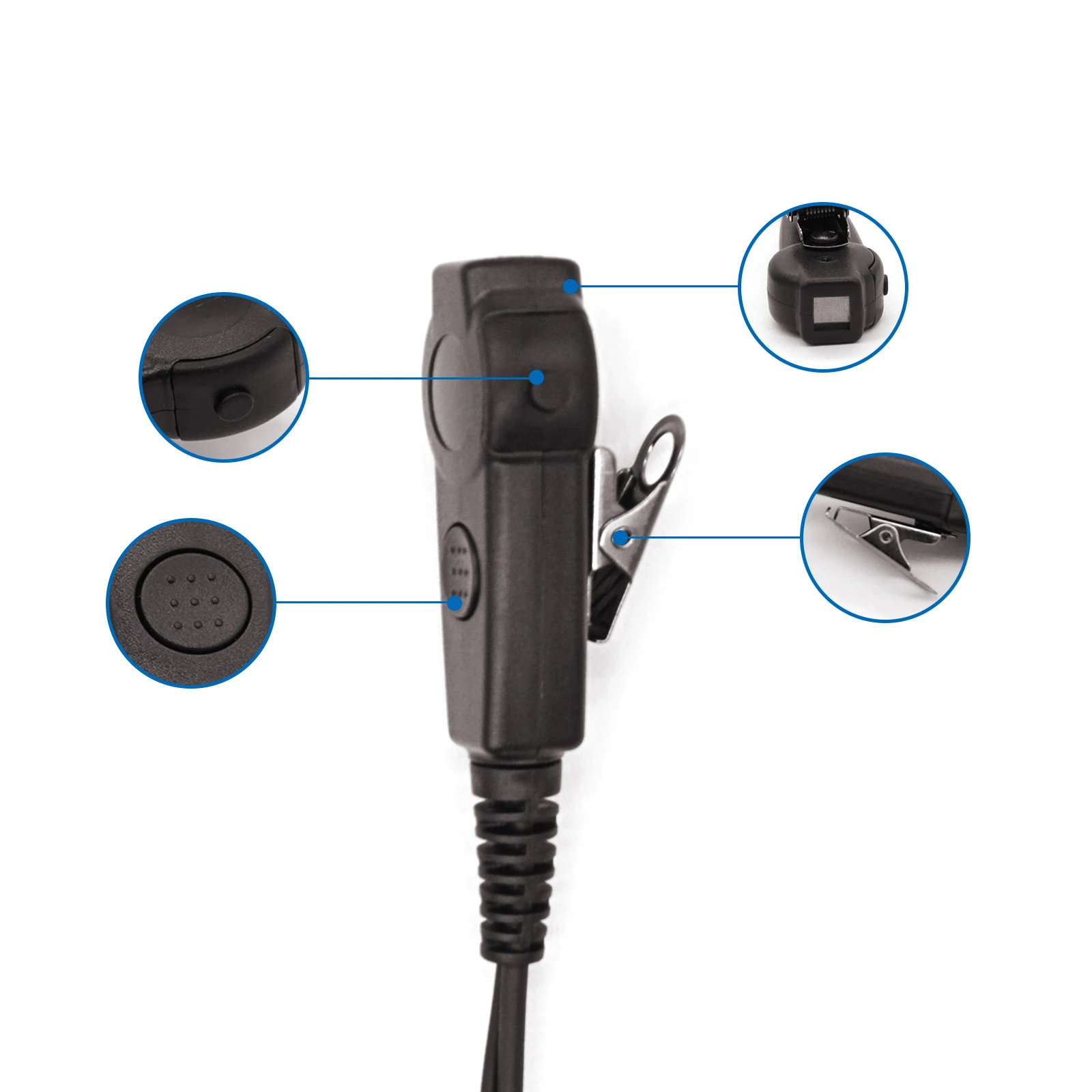 Earpiece walkie talkie Applicable to MOTOROLA CT150,250,450,450LS,DTR Series GP2000,GP350,GP300,GP308,GP280,GP88,GP8,CP125