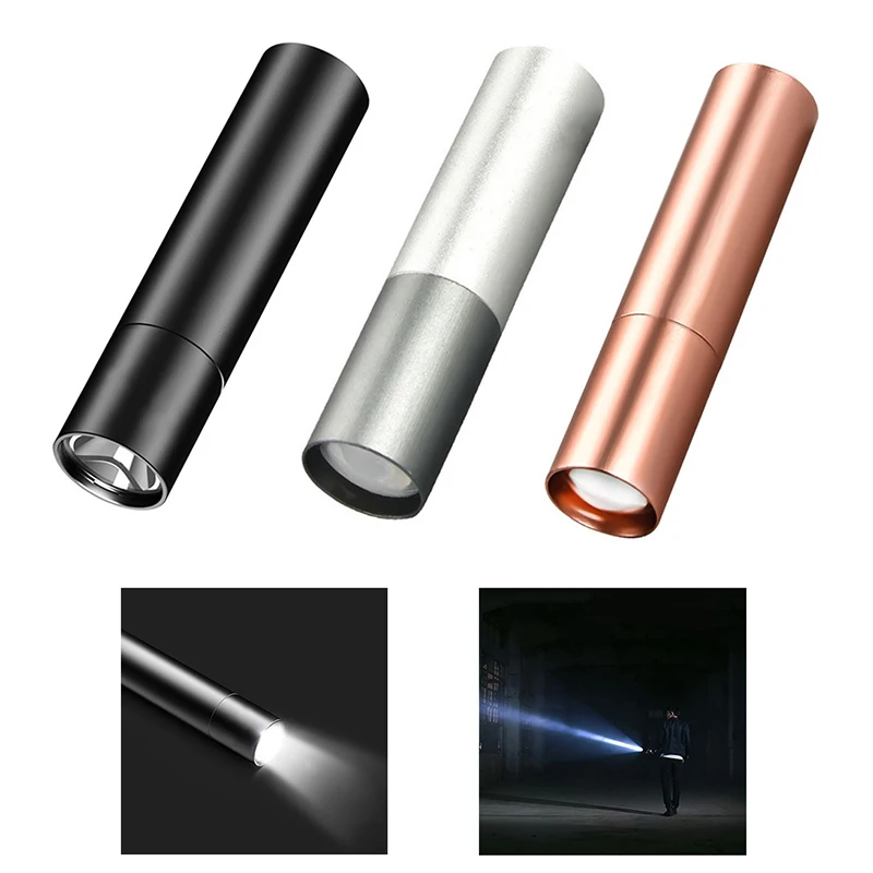 

Суперъяркий мини-светильник, 3 режима, перезаряжаемая через USB мини-вспышка светильник встроенной батареей 1200 мАч, Портативная Домашняя и уличная вспышка