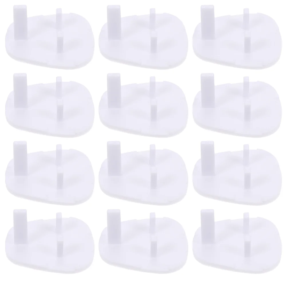 

12 Pcs Socket Protection Cover Baby Proof Outlet Covers Child Safety Plug Proofing Protector Abs Electrical