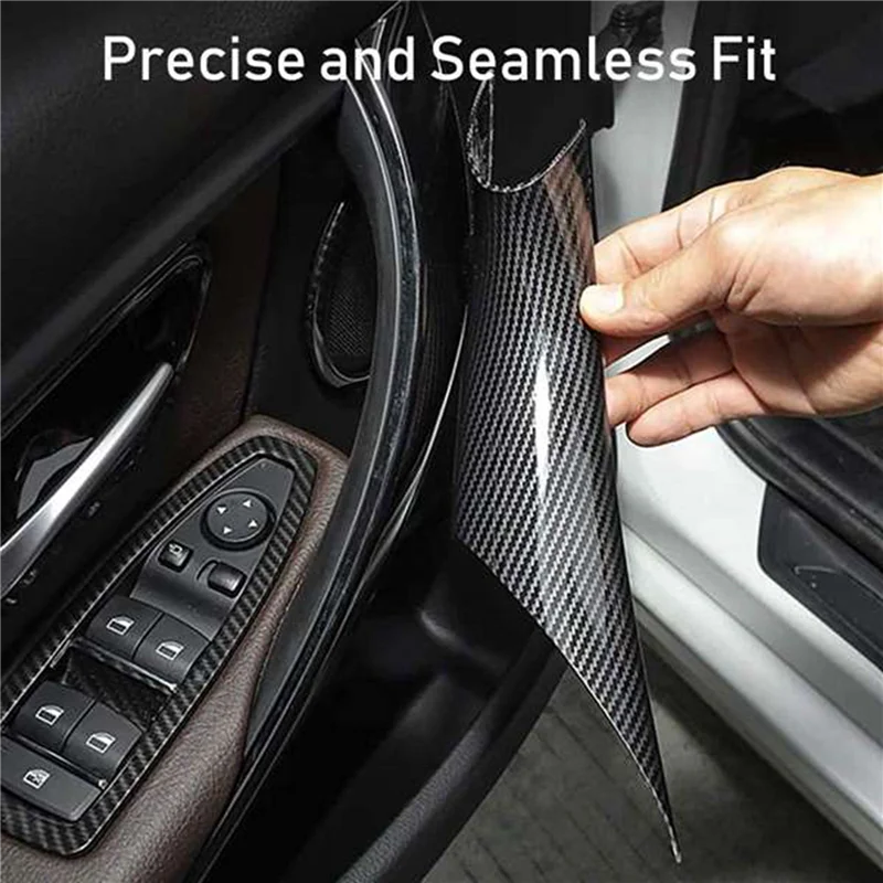 2 шт. внутренняя дверная ручка крышка защита для BMW 3/4 серии F30 F35 2012-2018