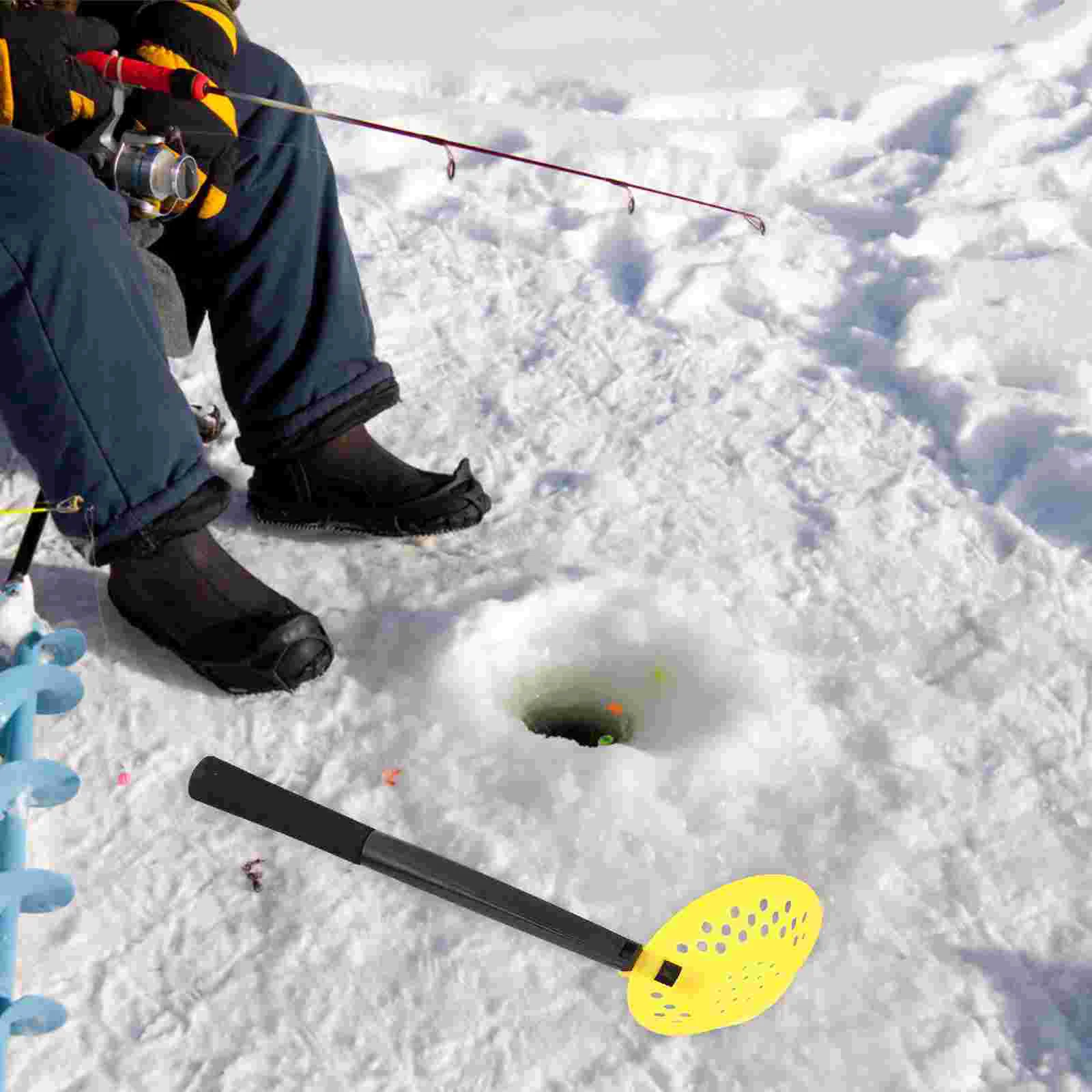 

Ice Skimmer Scooper Ladle Gear Outdoor Foldable Equipment Hole Winter Reusable Scoop Accessories Tackle Out Scooping Picks