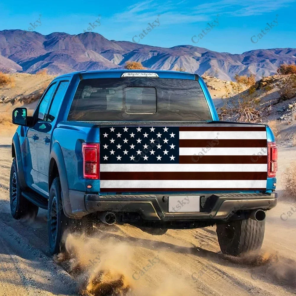 Американский флаг автомобильная наклейка модификация заднего вида автомобиля