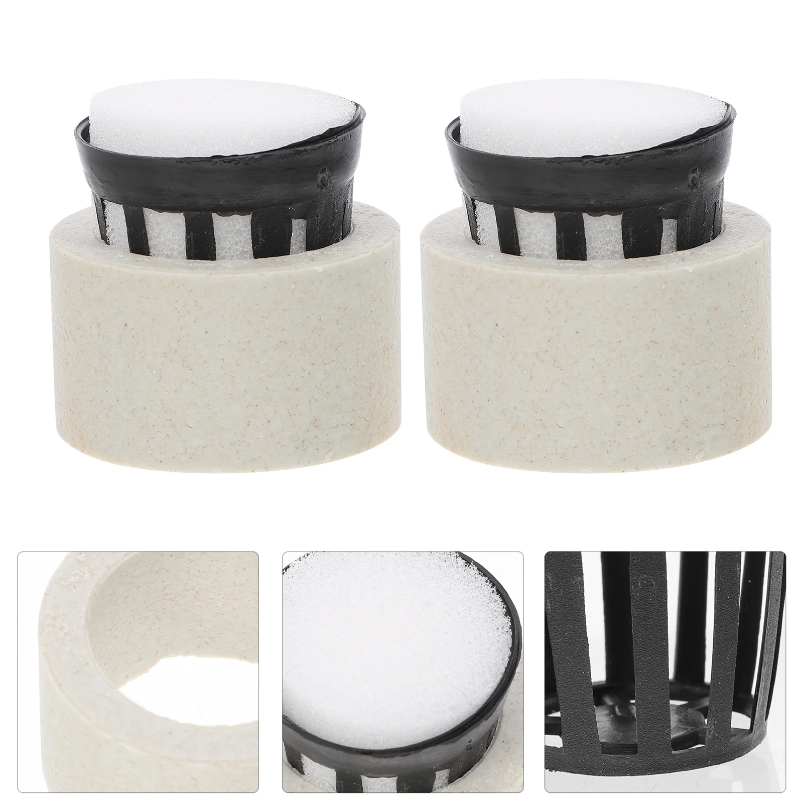 

10 Sets Planting Ring Three Piece Set Garnish Tools Aquarium Filter Ring Base Water Cup Sponge Germination Pots