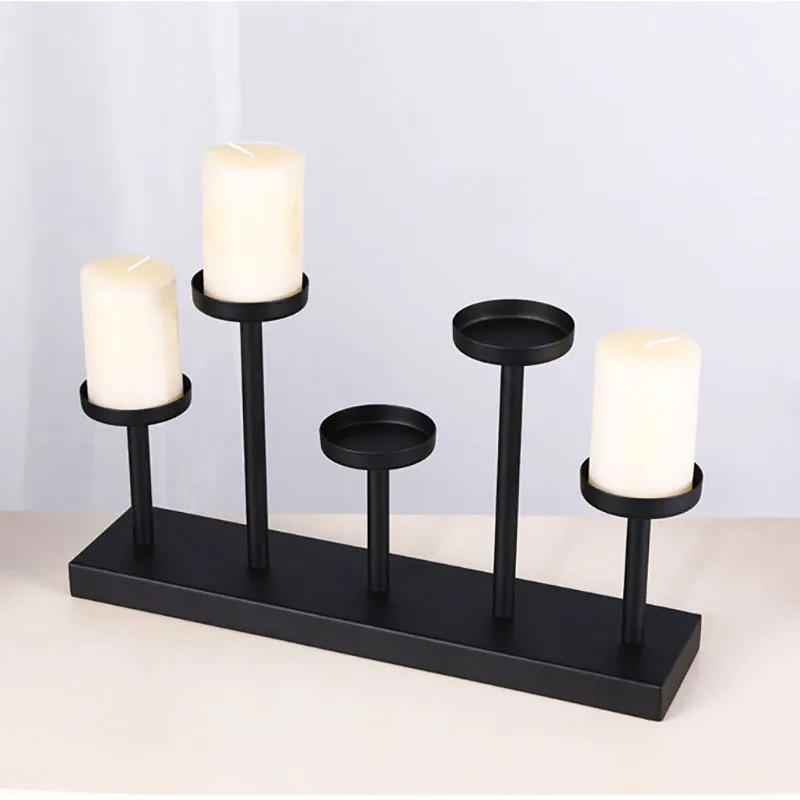 

Nordic Scented Candlestick DIY Candlestick Romantic Candlelight Dinner Props Home Decorative Set Restaurant Wedding Candlestick