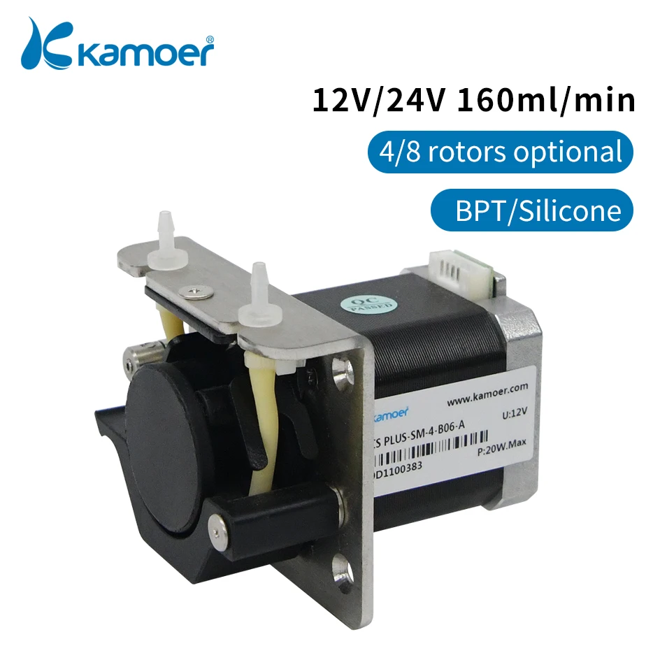 

Kamoer 328SALE KCS PLUS Small Peristaltic Pump Water Pump Stepper Motor High Precision for Medical Equipment and Lab Dosing Pump