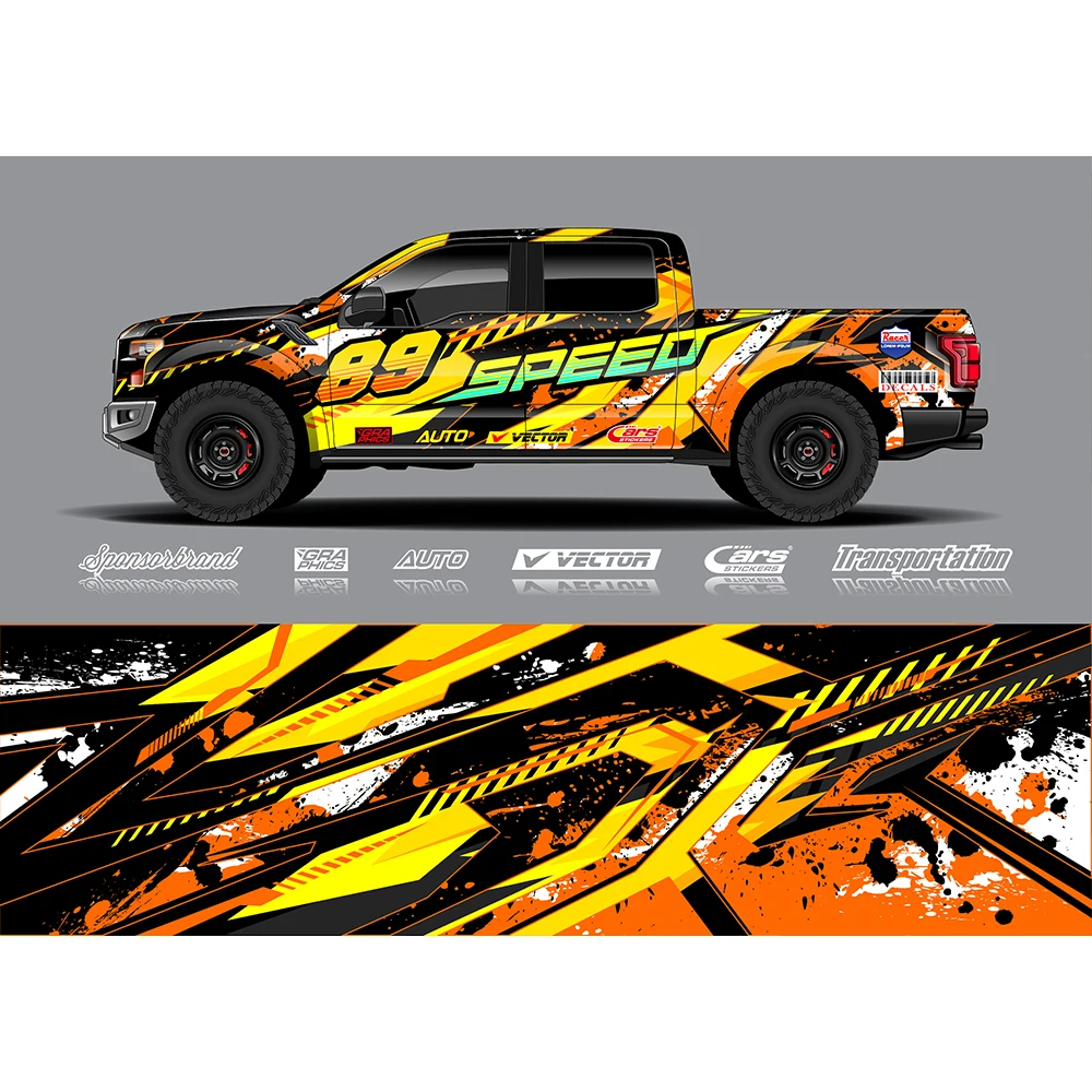 Виниловые переводные картинки с градиентом 500x100 см