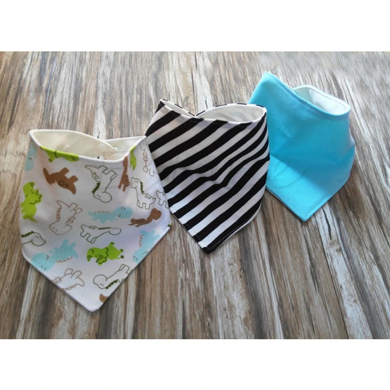 

3Pcs Baby Boy Girls Saliva Towel Bandana Bibs Dribble for Triangle Kids for Head