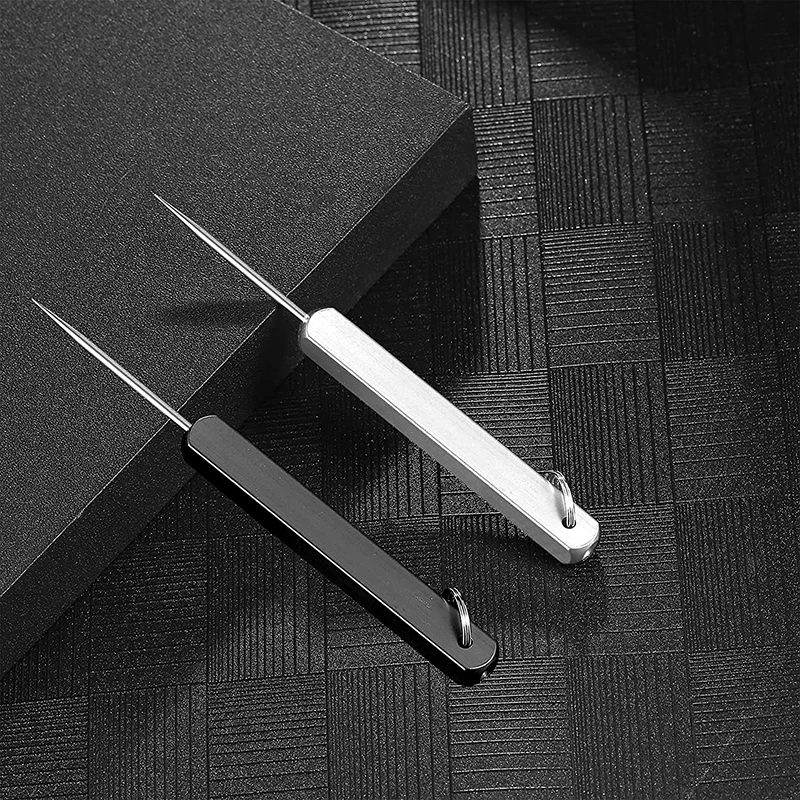 

Titanium Alloy Push-pull Toothpick Telescopic Fruit Pick Toothpick Artifact Portable Toothpick Canister Outdoor Camping Tool