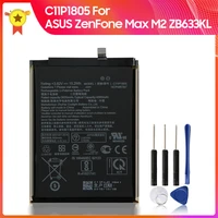 original replacement battery c11p1805 for asus zenfone max m2 zb633kl 3920mah 100 genuine phone battery