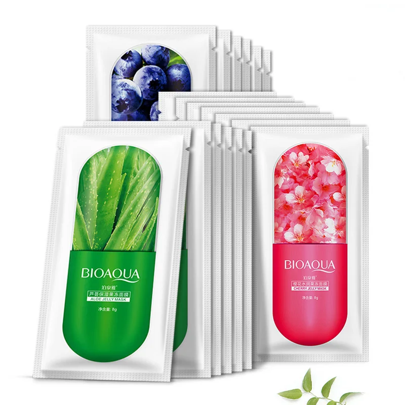 

30 шт., маска для лица BIOAQUA алое вера черника Сакура
