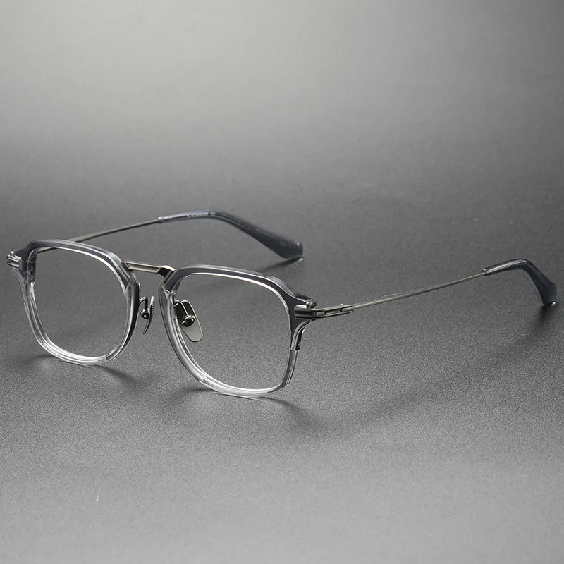 Деловой дизайн оправа для очков из чистого титана 23K винтажные мужские