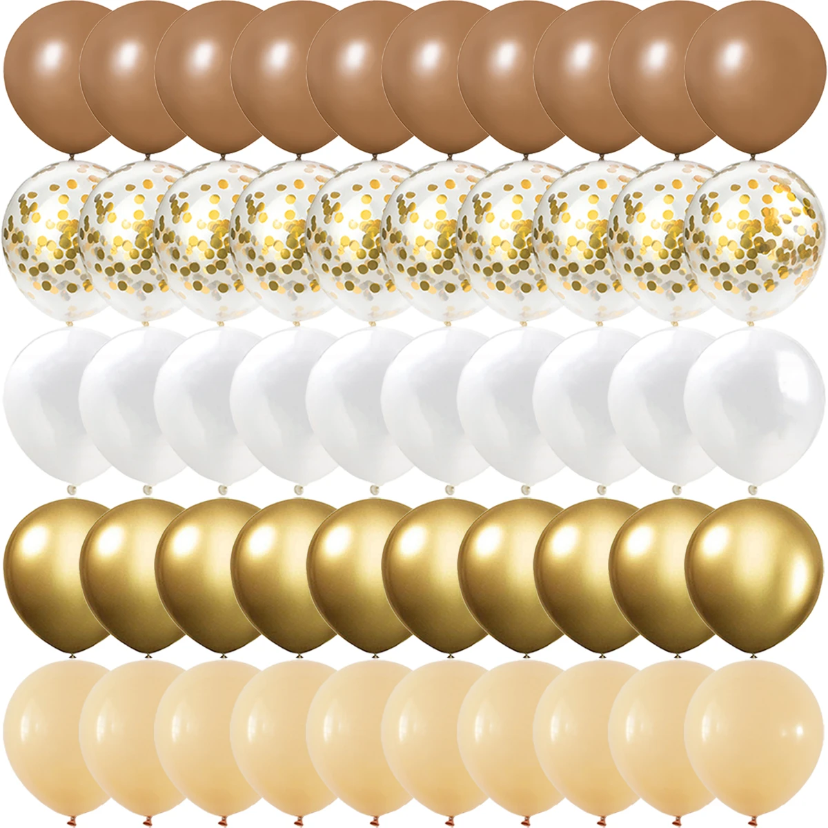 

50 шт. шалфейные, золотые, белые латексные воздушные шары с конфетти, детский душ, украшения для дня рождения, свадьбы, вечеринки, Globos