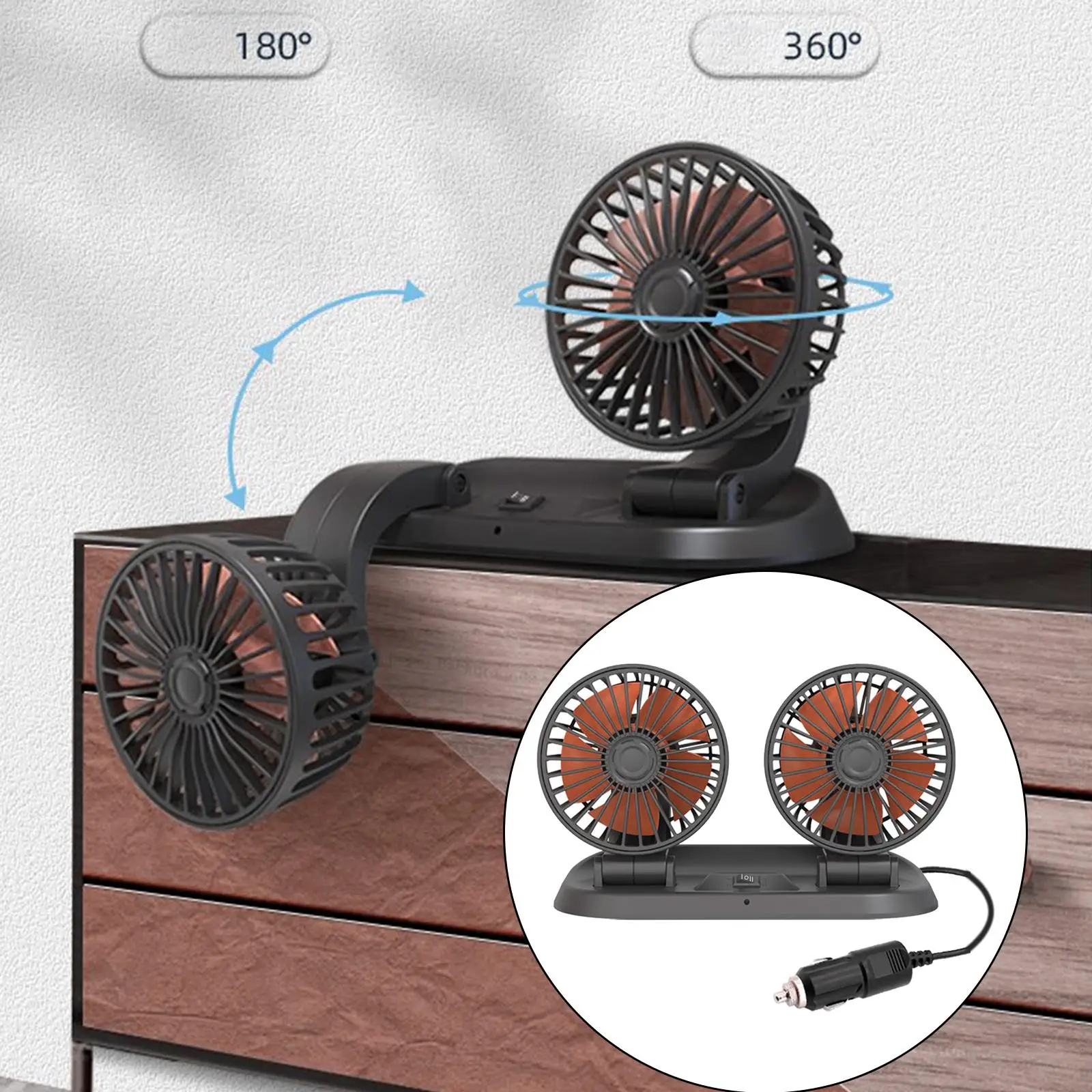 Автомобильная головка 2 скорости охлаждения подходит для Dashdoard
