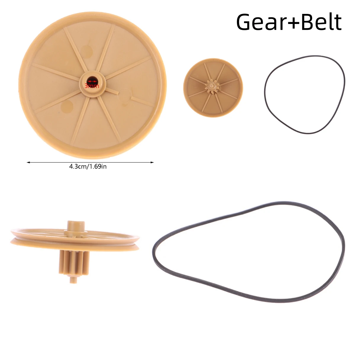 

1pc CDM4 CDM-4 Marantz CD Turntable Player Drawer Tray Gear Wheel + Belt CD CDM4 Dia 4.3cm