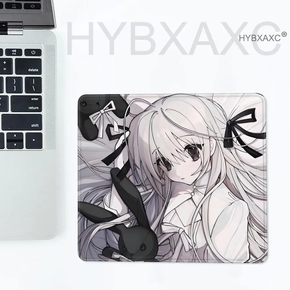 Фото Коврик для мыши Yosuga No Sora, маленький коврик для мыши LockEdge для геймеров, коврик для компьютерного стола, прямоугольный противоскользящий резиновый коврик №4