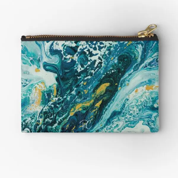 

Ocean Eyes Zipper Pouches Wallet Panties Money Cosmetic Pocket Bag Men Storage Small Packaging Pure Underwear Women Socks Coin