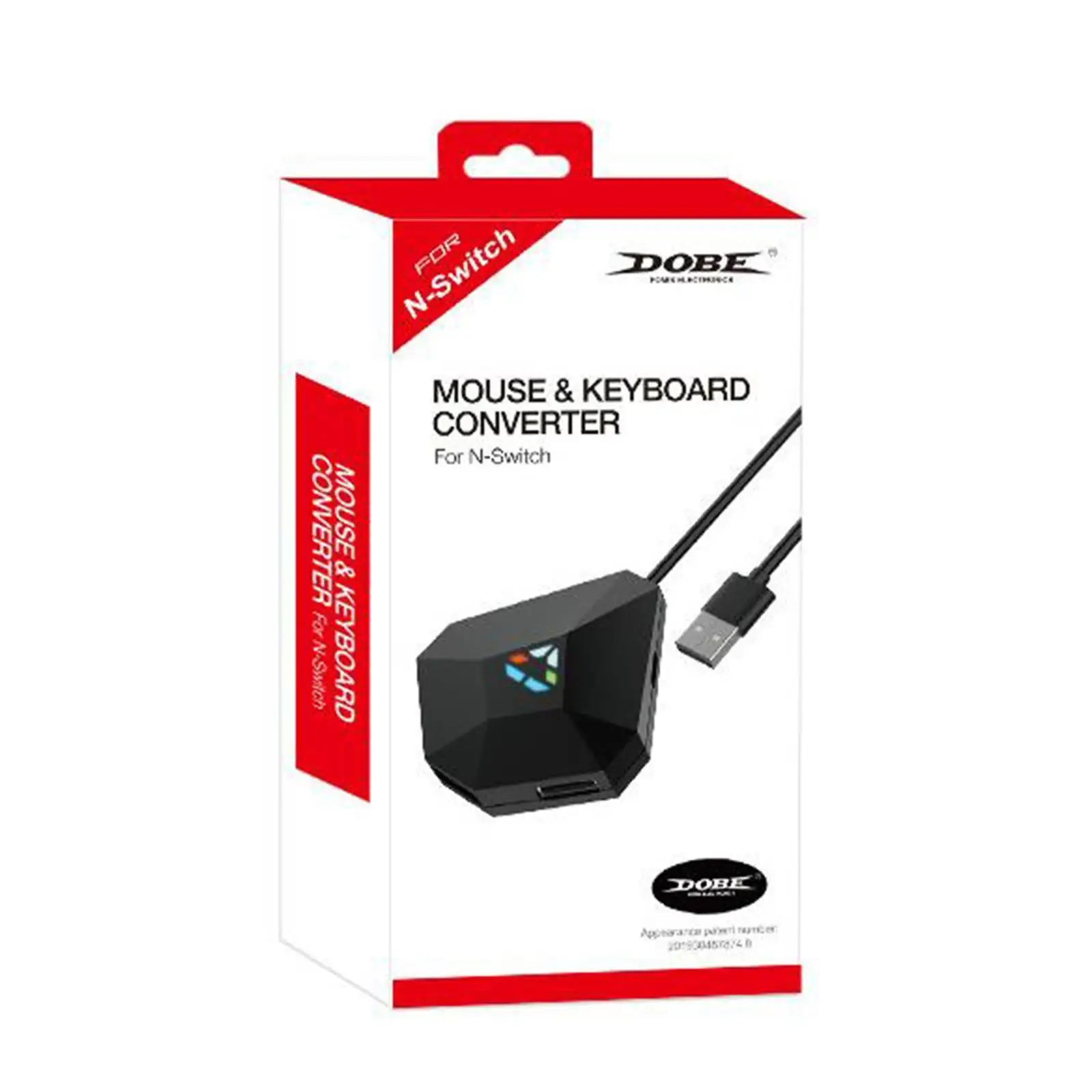 

Black Keyboard Mouse Converter N-Switch Accessories Easy to Use