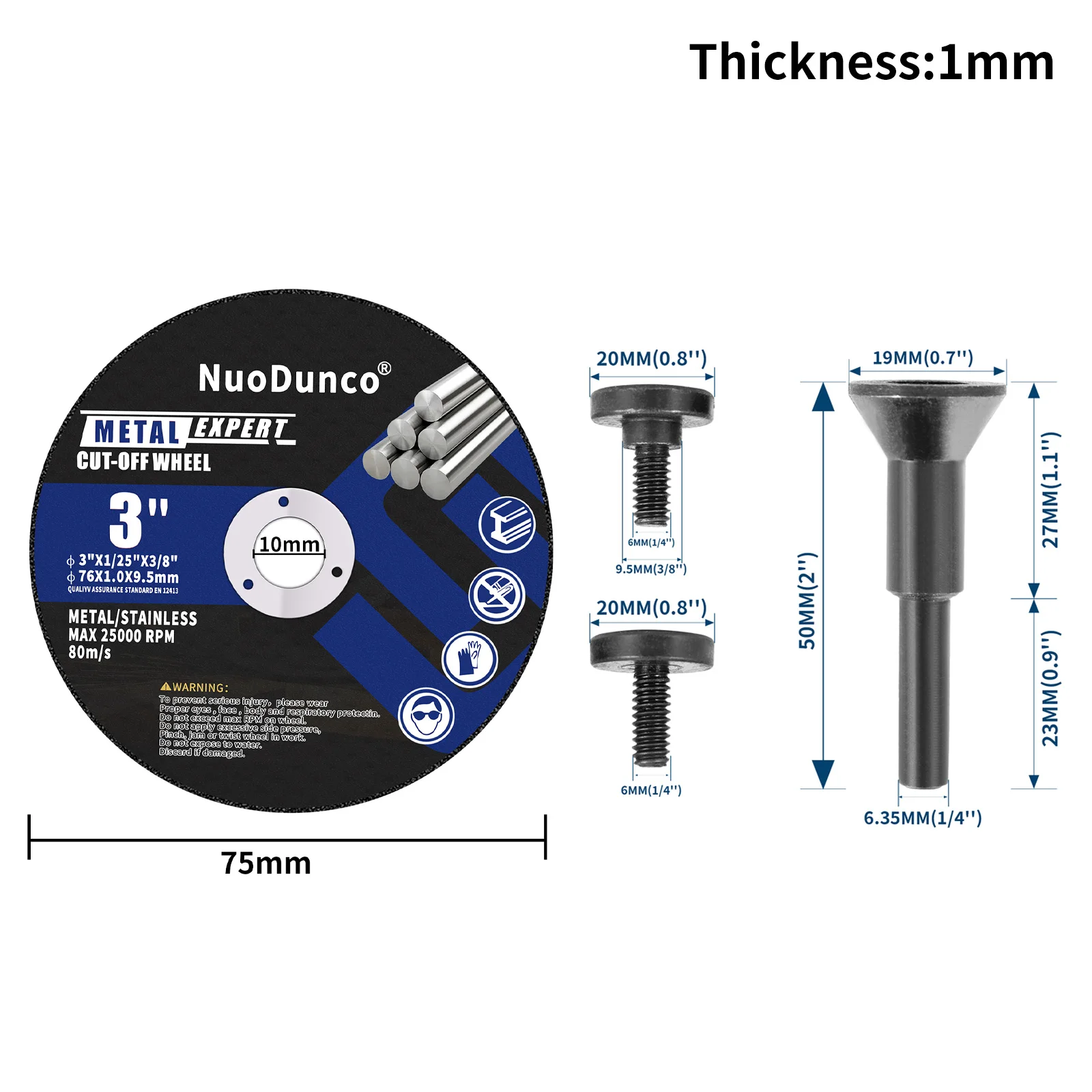 Мини-дисковый шлифовальный инструмент 75 мм электрический вращающаяся