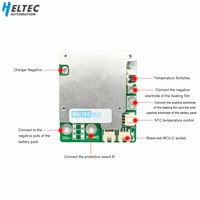3 20s universal lithium battery pack low temperature heating module software and hardware protection board bms