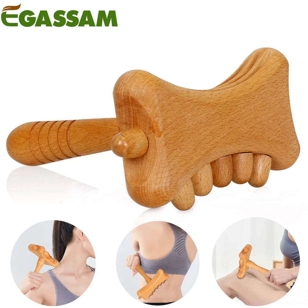 1 шт. ручные массажные инструменты для лечения древесины формирования тела